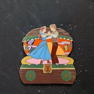 Anastasia and Dmitri dancing on boat music box fantasy pin